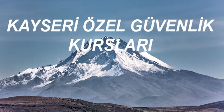 kayseri özel güvenlik