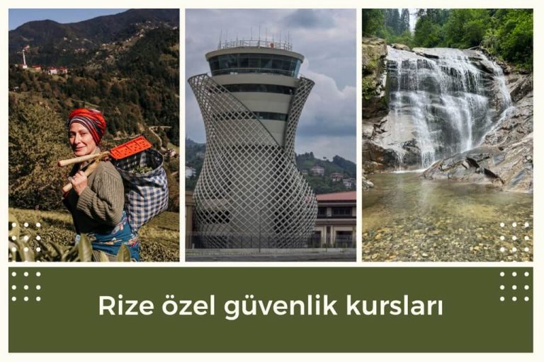 Rize özel güvenlik kursları